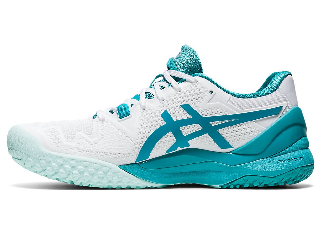 テニスショップラリー / 【定価より40％OFF】asics(アシックス)レディーステニスシューズ オムニ・クレーコート用GEL-RESOLUTION  8 OC ゲルレゾリューション8 1042A071-106