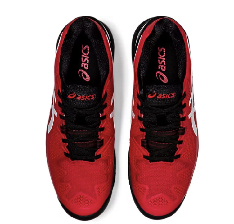 テニスショップラリー / asics(アシックス) メンズテニスシューズ オールコート用 ゲルレゾリューション８ GEL-RESOLUTION 8  1041A079/(601)エレクトリックレッド/ホワイト Electric Red/White