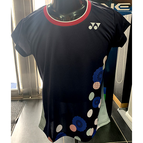 テニスショップラリー / 【SALE50％OFF】YONEX(ヨネックス)【受注会限定】ウィメンズ ゲームシャツ/20561Y(019)ネイビーブルー/ スリムタイプ【ゆうパケット対応可】