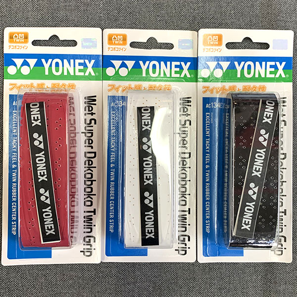 テニスショップラリー / YONEX(ヨネックス) ウェットスーパーデコボコツイングリップ(1本入り) AC134/011ホワイト